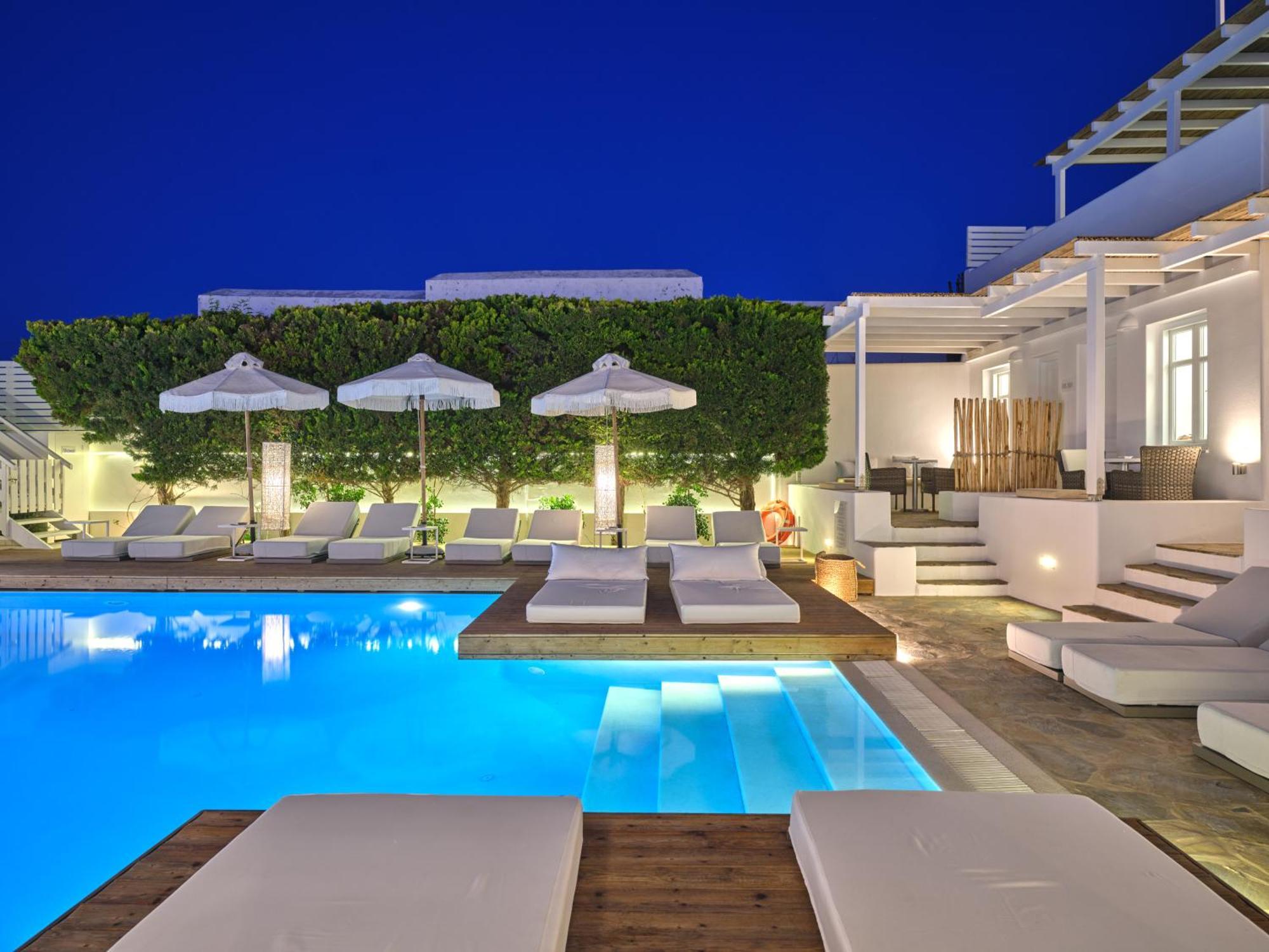 Stelia Mare Boutique Hotel Naousa  Bagian luar foto