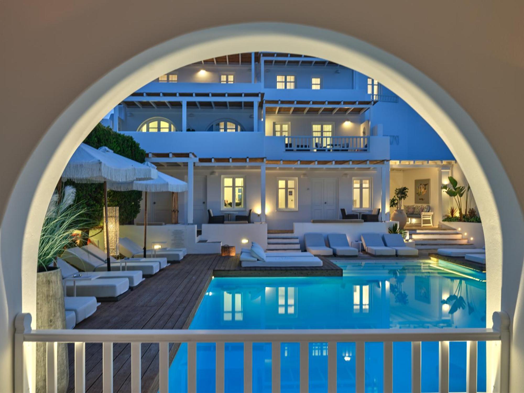 Stelia Mare Boutique Hotel Naousa  Bagian luar foto