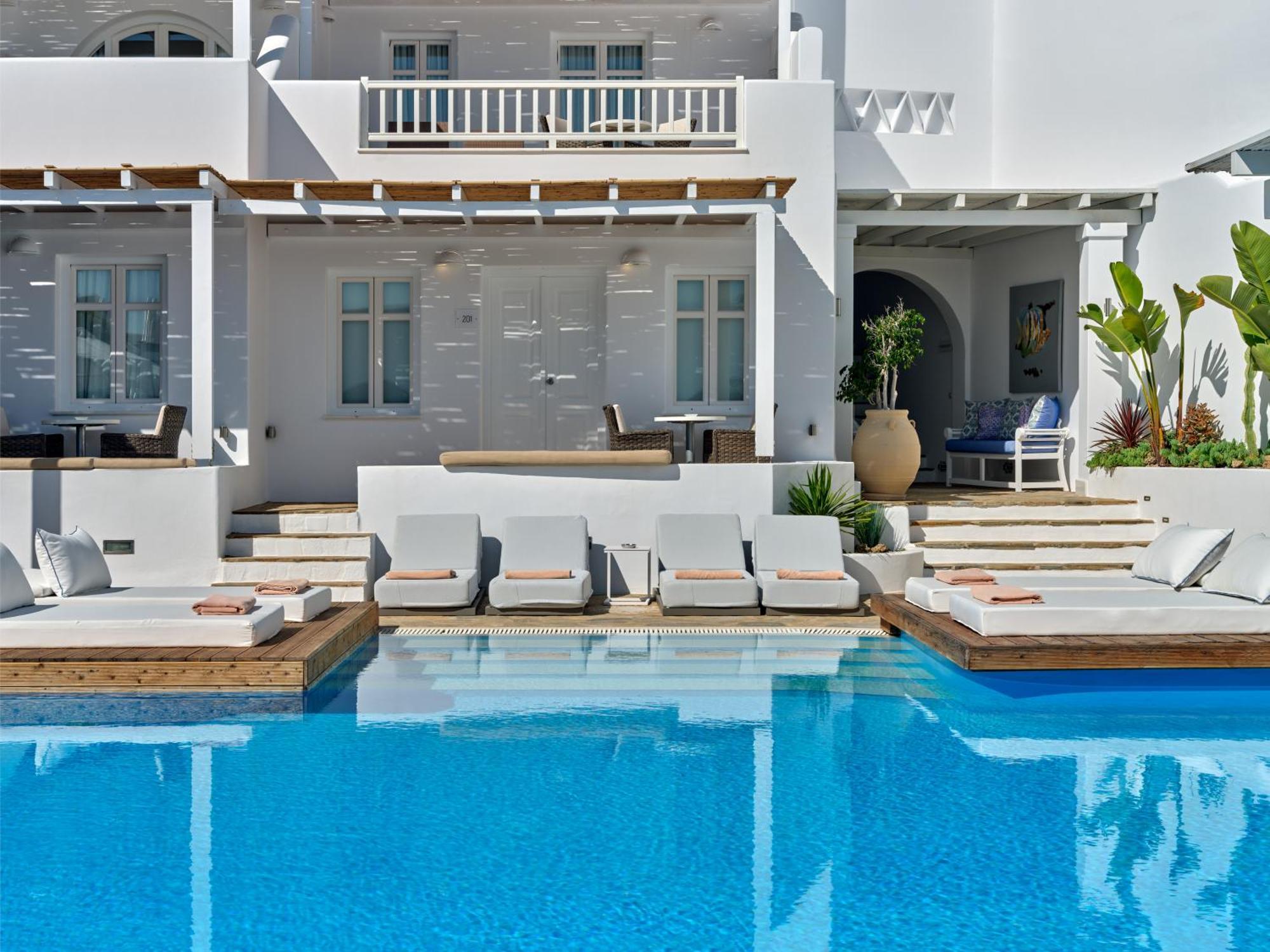 Stelia Mare Boutique Hotel Naousa  Bagian luar foto
